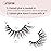 Onlyall Cat Eye Lashes Mink Lashes Fluffy Eyelashes Cat Eye False Lashes Fox Eye Lashes 7 Pairs F02