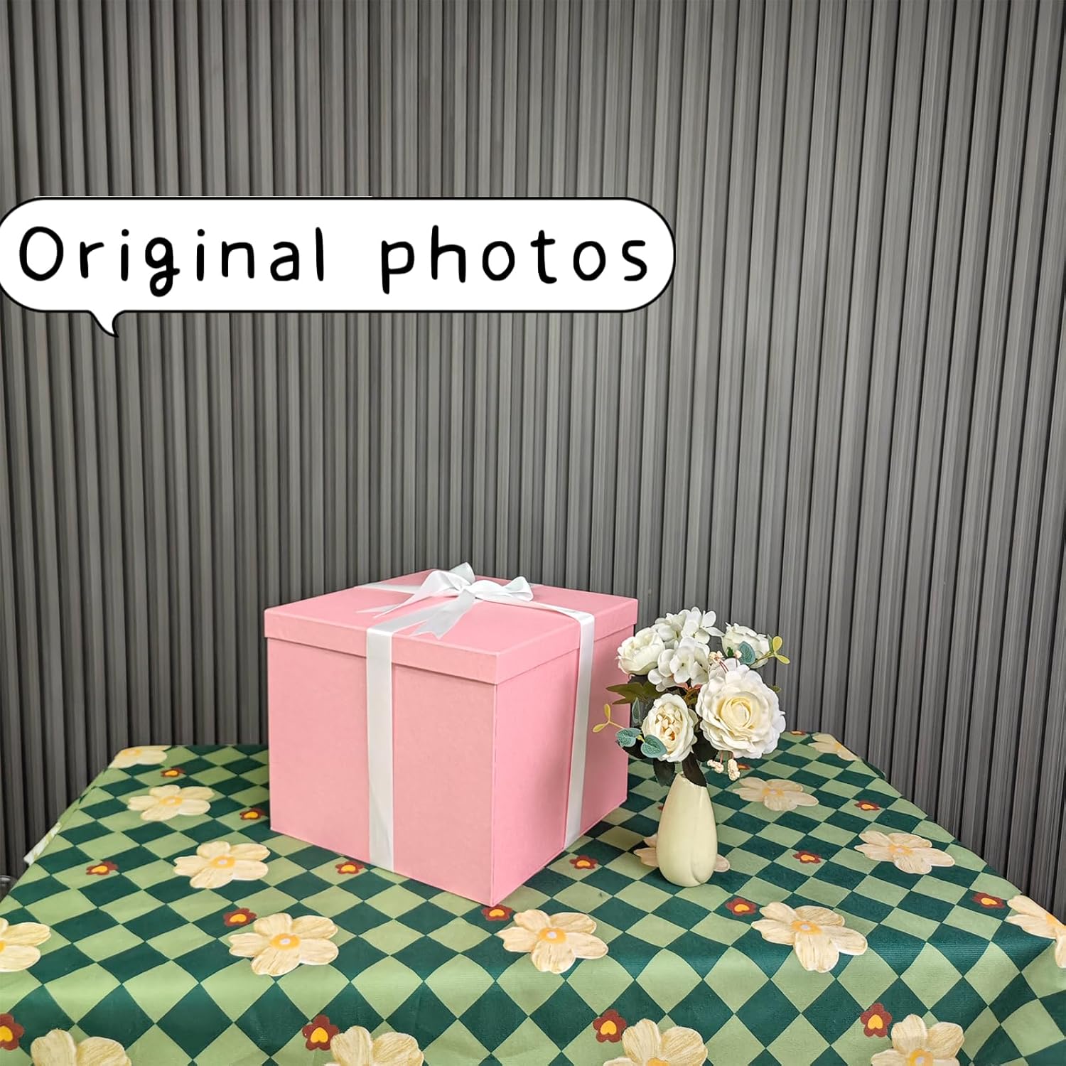 YINUOYOUJIA Large Gift Box 12x12x10 Inches,Pink Gift Boxes for Presents,Birthday Box,for Packaging,Valentine's Day,Mother's Day,Christmas,Anniversaries,Family or Business. - Image 7