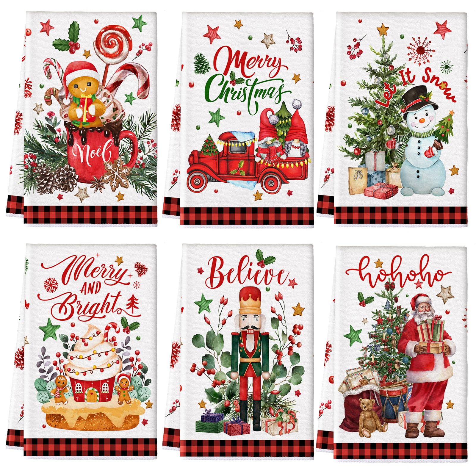 Amazon.com: Hosuly 6 Pcs Christmas Kitchen Towels Christmas Snowman Santa Truck Gnome Dish Towels Red Truck Gnome Tea Towels Xmas Red Plaid Hand Towels Housewarming Gifts for Kitchen Holiday Cooking : Home amazon-com-hosuly-6-pcs-christmas-kitchen-towels-christmas-snowman-santa-truck-gnome-dish-towels-red-truck-gnome-tea-towels-xmas-red-plaid-hand-towels-housewarming-gifts-for-kitchen-holiday-cooking-home