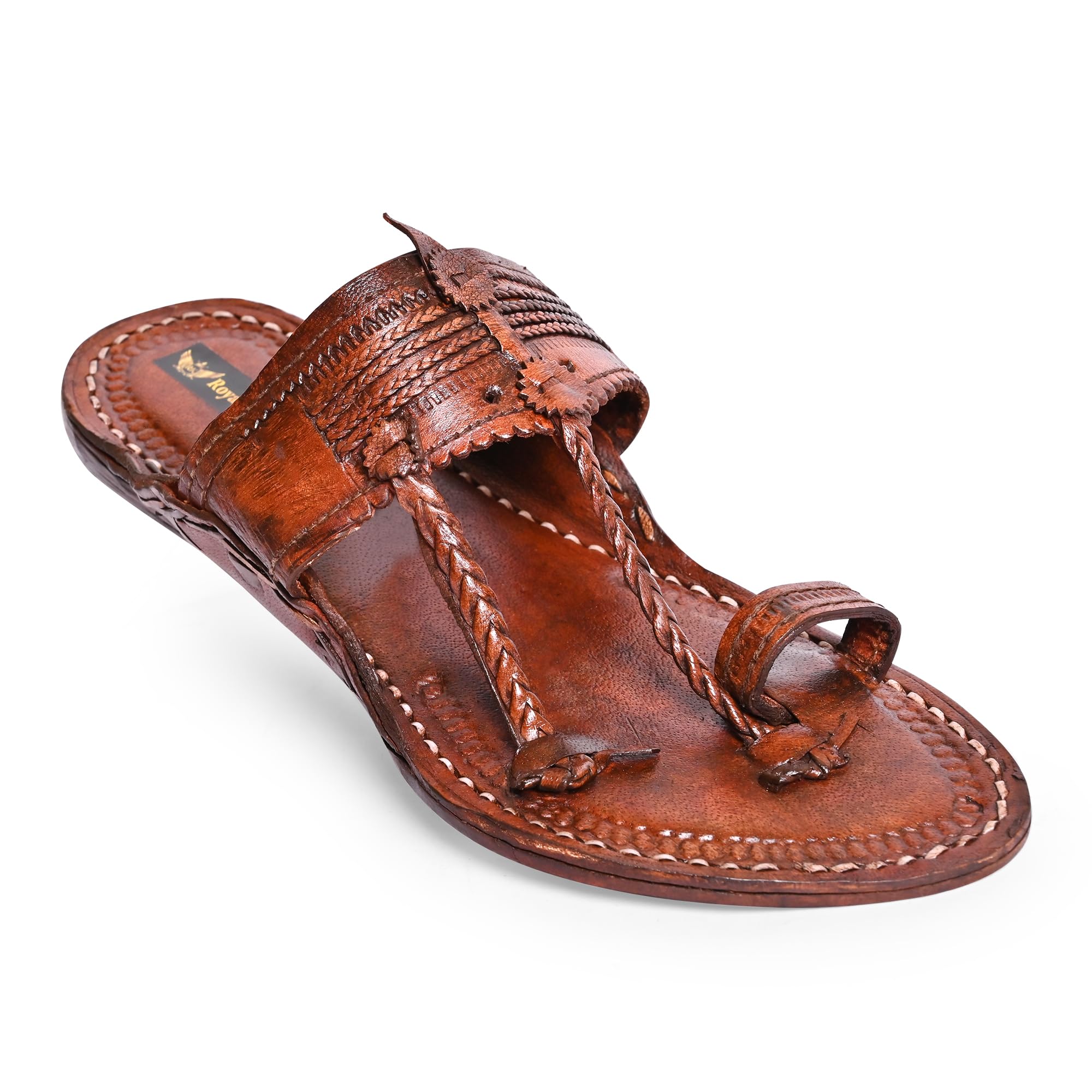 Kolhapuri Chappal for Men | Leather Slippers | Kolapuri Chapal - CS-AB-Parent A13