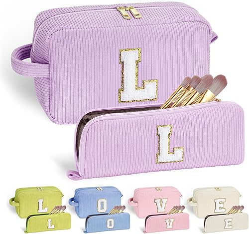 Miniatura 13 de YOOLIFE 2 bonitas bolsas de maquillaje de viaje, bolsa de maquillaje, bolsa de cosméticos, bolsa de brochas de maquillaje para adolescentes, niñas,