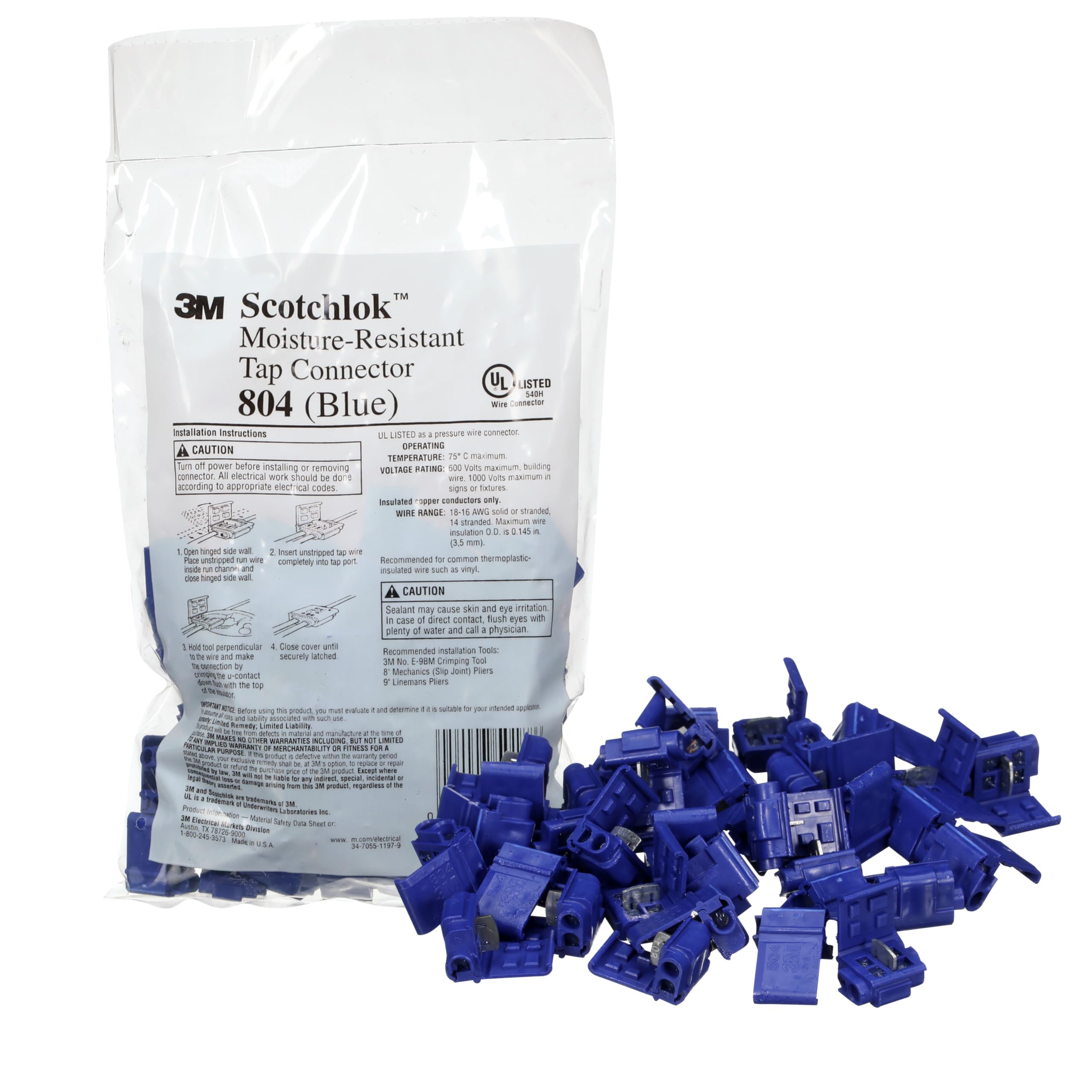 3M Scotchlok Electrical IDC 804-POUCH