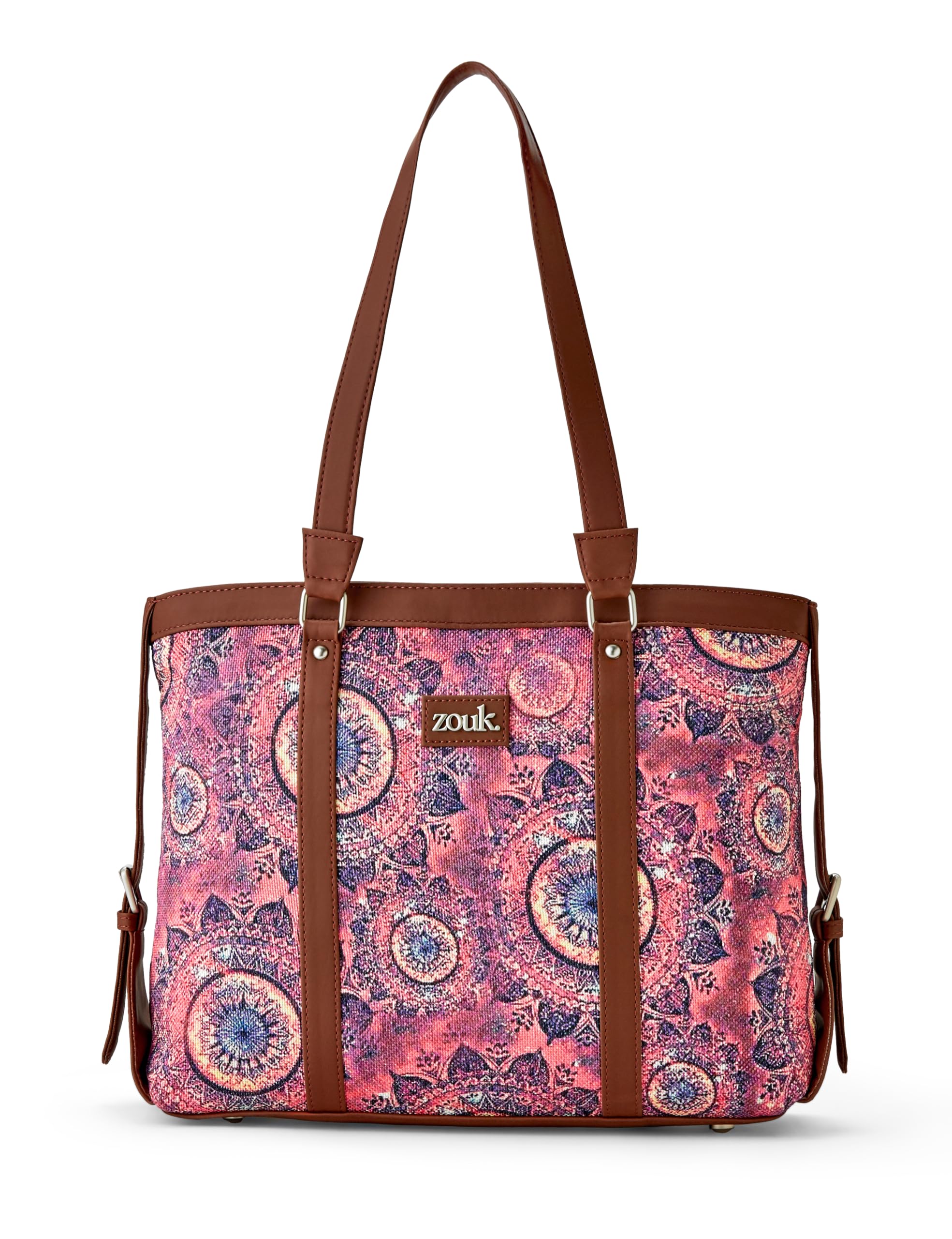 ZOUK Vegan Leather Office Bag - Laptop Tote -24 ZOUK Vegan Leather Office Bag - Laptop Tote -24