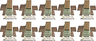 Pack of 10 SOPAKCO Sure-Pak MRE Reduced Sodium Emergency Ration Meals - Ready to Eat Variety Factory Sealed