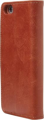 Ultratec Housse protection pour iPhone similicuir  l gant  avec coque int rieure amovible  cognac