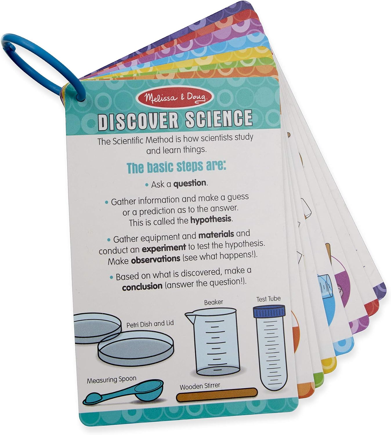 Melissa & Doug Scientist Role Play Costume Set (X pcs) - Lab Coat, Goggles, 6 Experiments