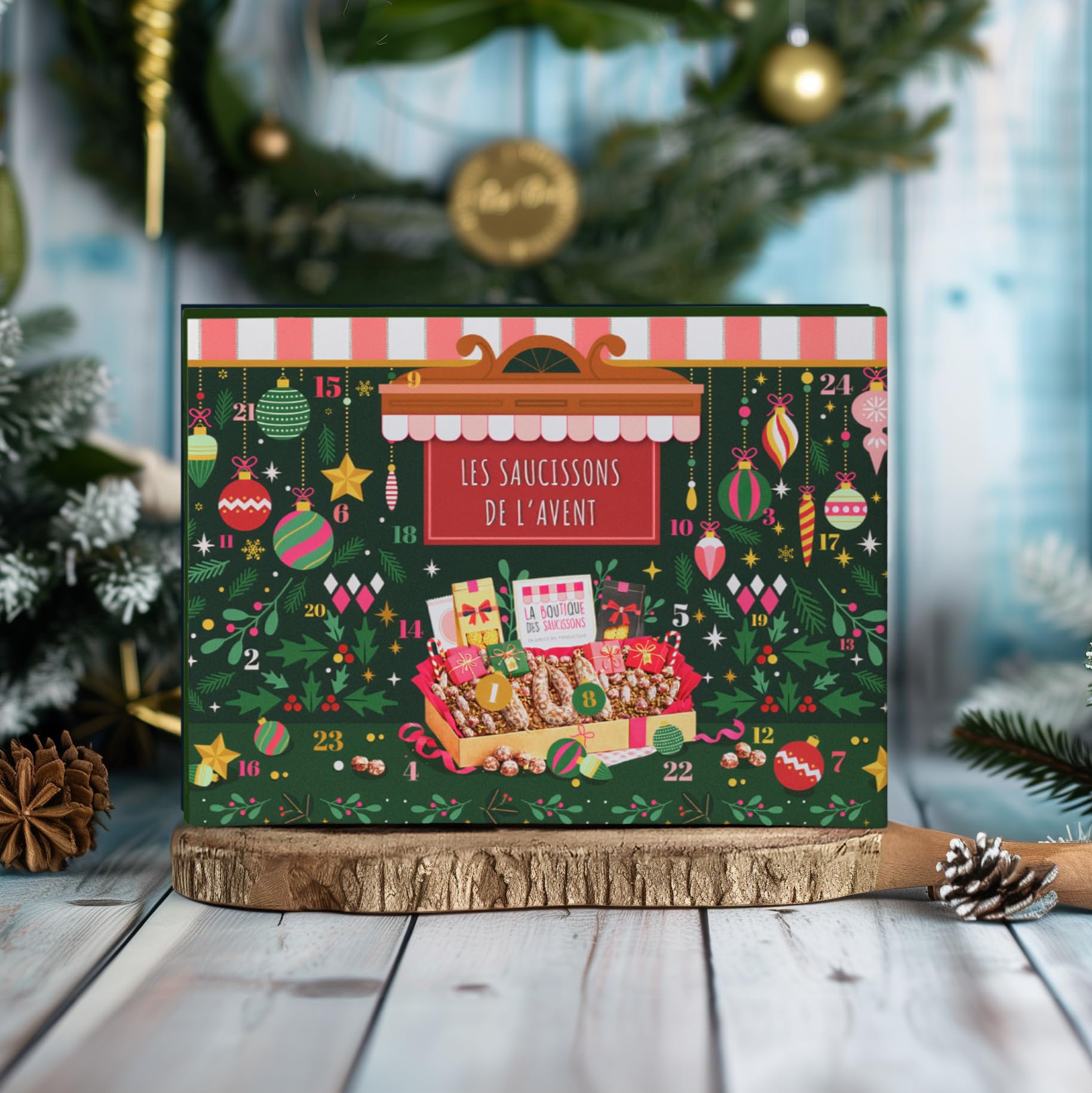 Calendrier de l'avent saucisson artisanaux