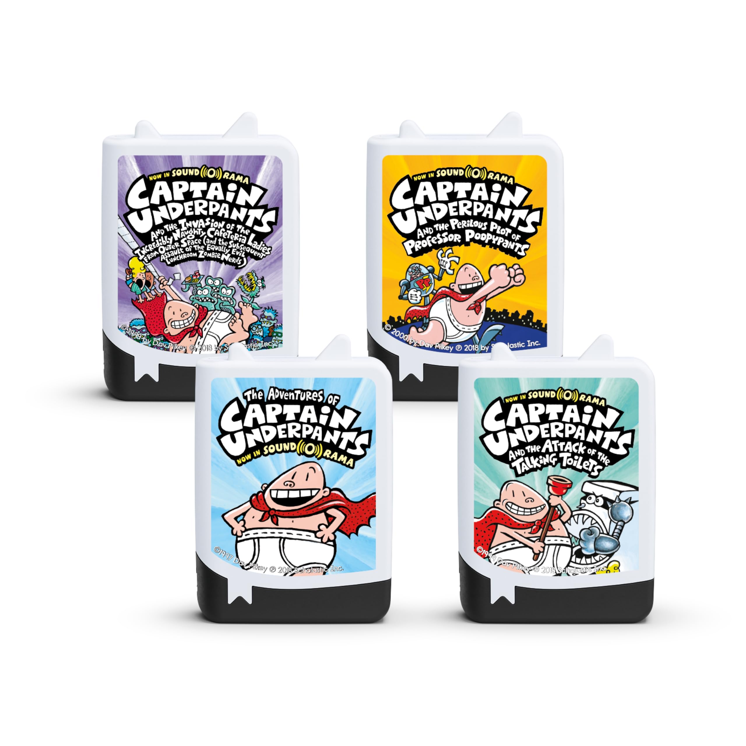 Tonies Captain Underpants Lot de 4 livres audio