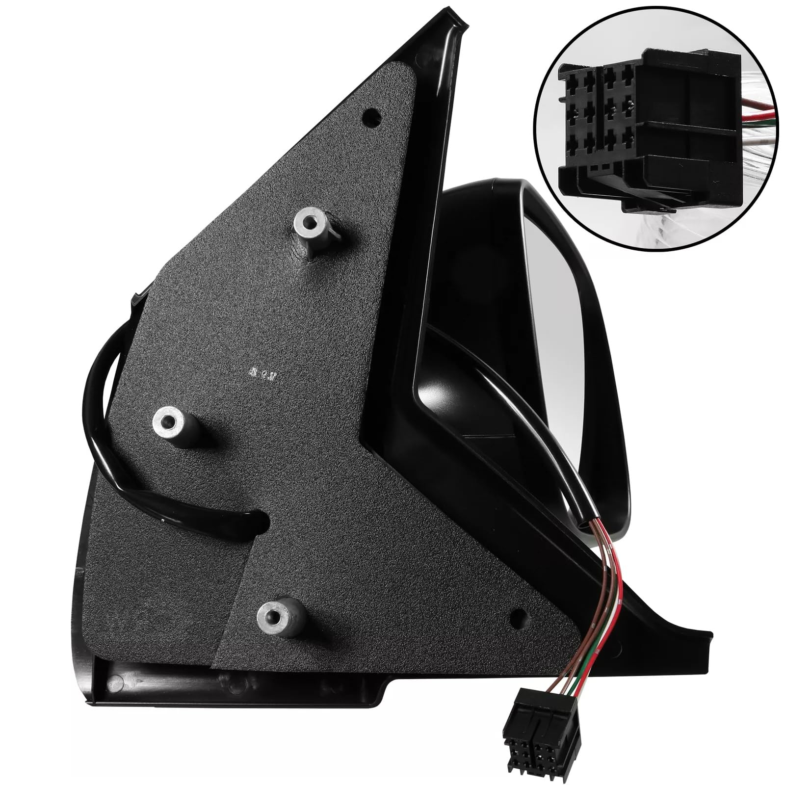 HEYOUTH Specchietto Retrovisore esterni riscaldati elettrici,Specchietto Retrovisore,completi con vetro riscaldato convesso,per VW Transporter T5 2009-2015 (Destra)