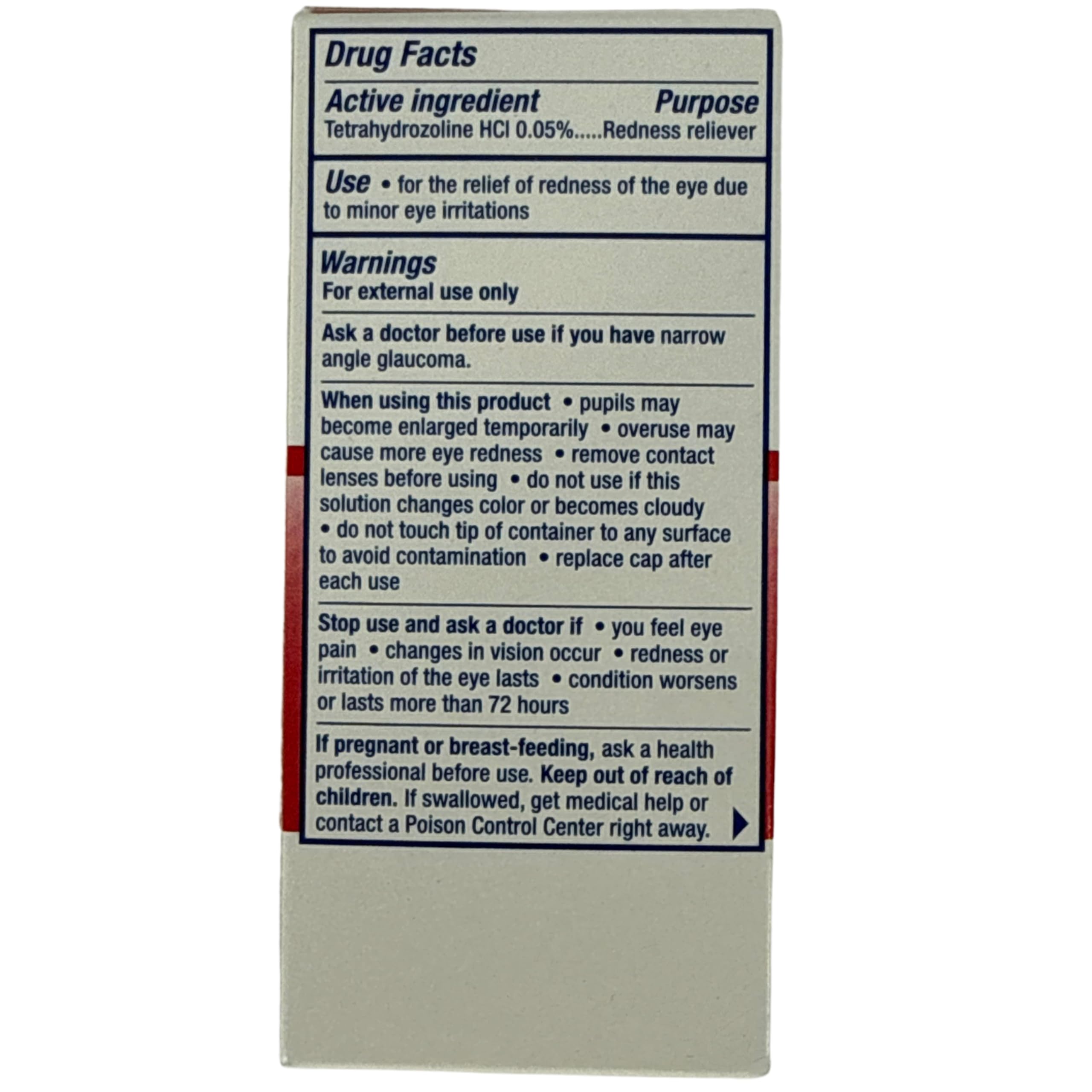 Visine Original Redness Reliever Eye Drops, .5 Fl. Oz 1