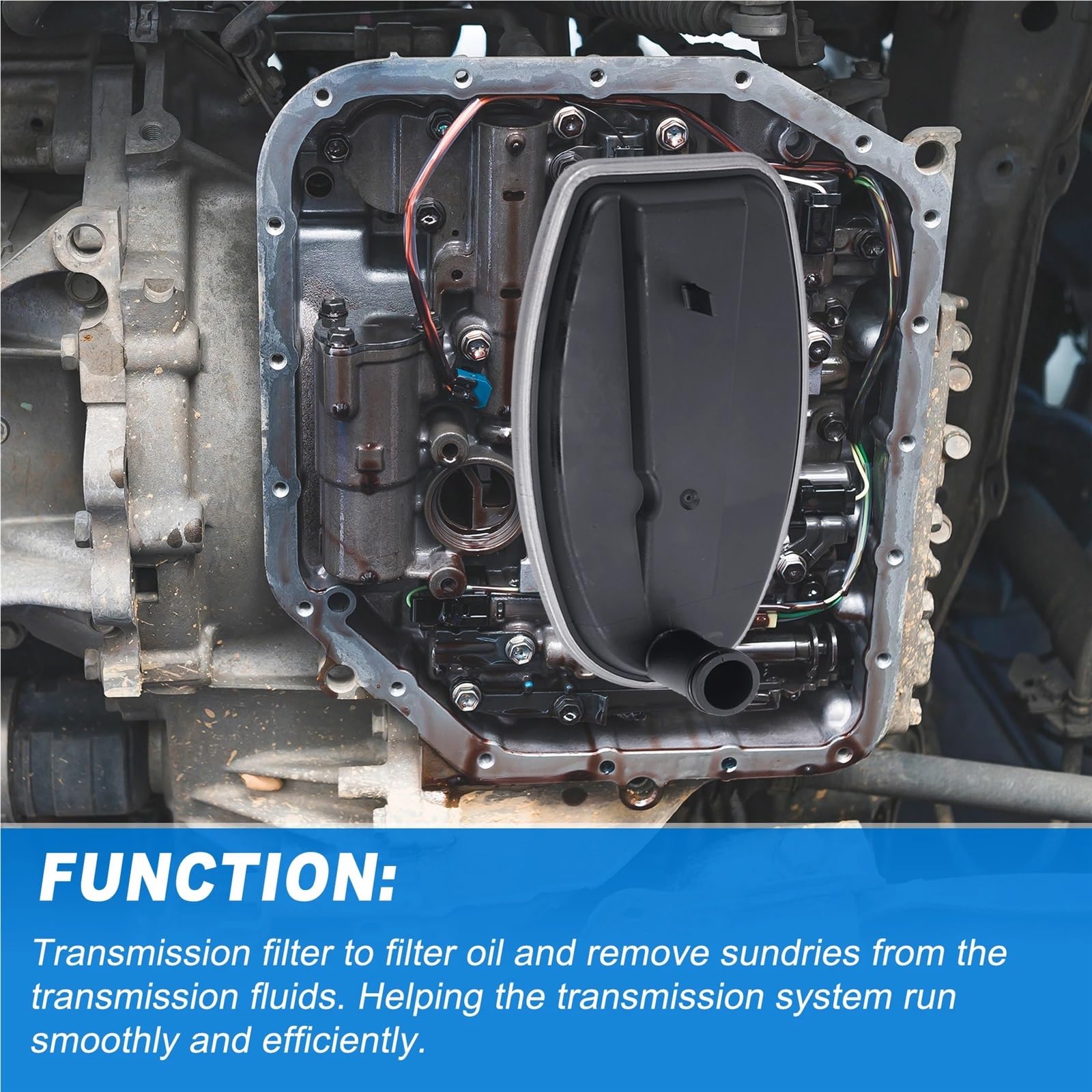 Cárter Estanque‌ Kit de Junta Filtro y Conector del Sensor Velocidad la Placa conductora transmisión Compatible con Chrysler 300 Compatible Luxury Cárter Recambio‌
