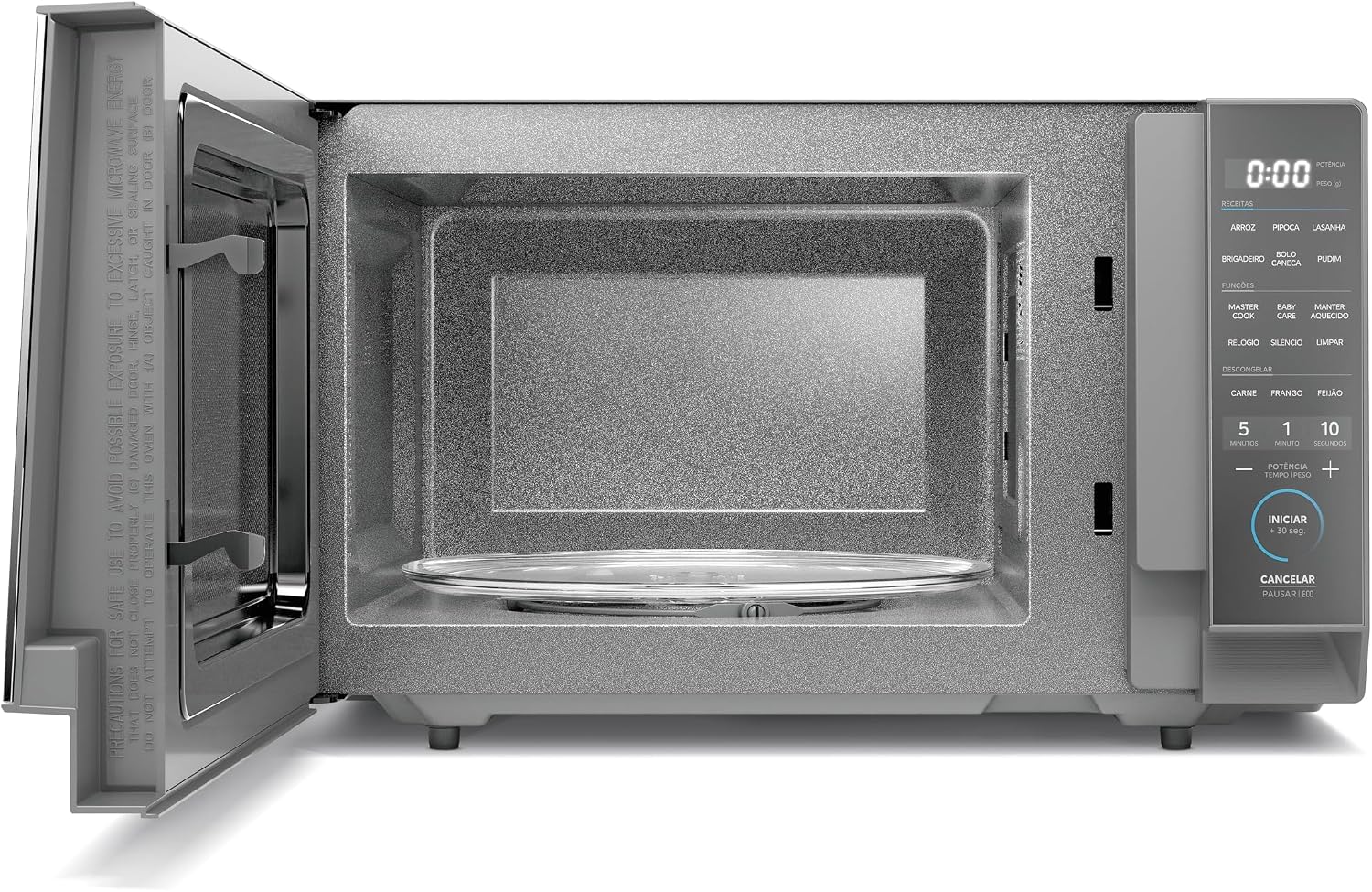 Micro-ondas 27L Prata Porta Espelhada MasterCook Midea