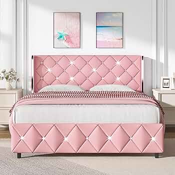 prime-roseさま専用ページ Amazon.com: Weehom Twin Bed Frames with Headboard, Heavy