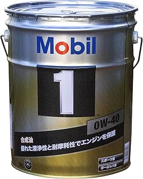 Amazon | モービル(Mobil) エンジンオイル Mobile1 モービル1 0W-40 SP