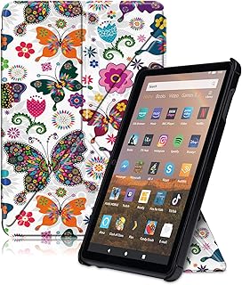 Gylint All-New Fire HD 8 2020 Origami Case, The Thinnest and Lightest Leather Smart Cover Case for All-New Fire HD 8 2020 / Fire HD 8 Plus Tablet (10th Gen, 2020) with Auto Wake Sleep Feature B