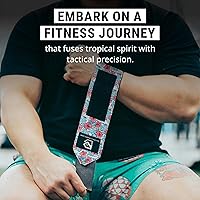 Vista 4 de Weightlifting Workout Wrist Brace - Adjustable, One Size Fits All - Comfort Wrist Wraps for Weightlifting with Thumb Loop, Lifting Wrist Straps