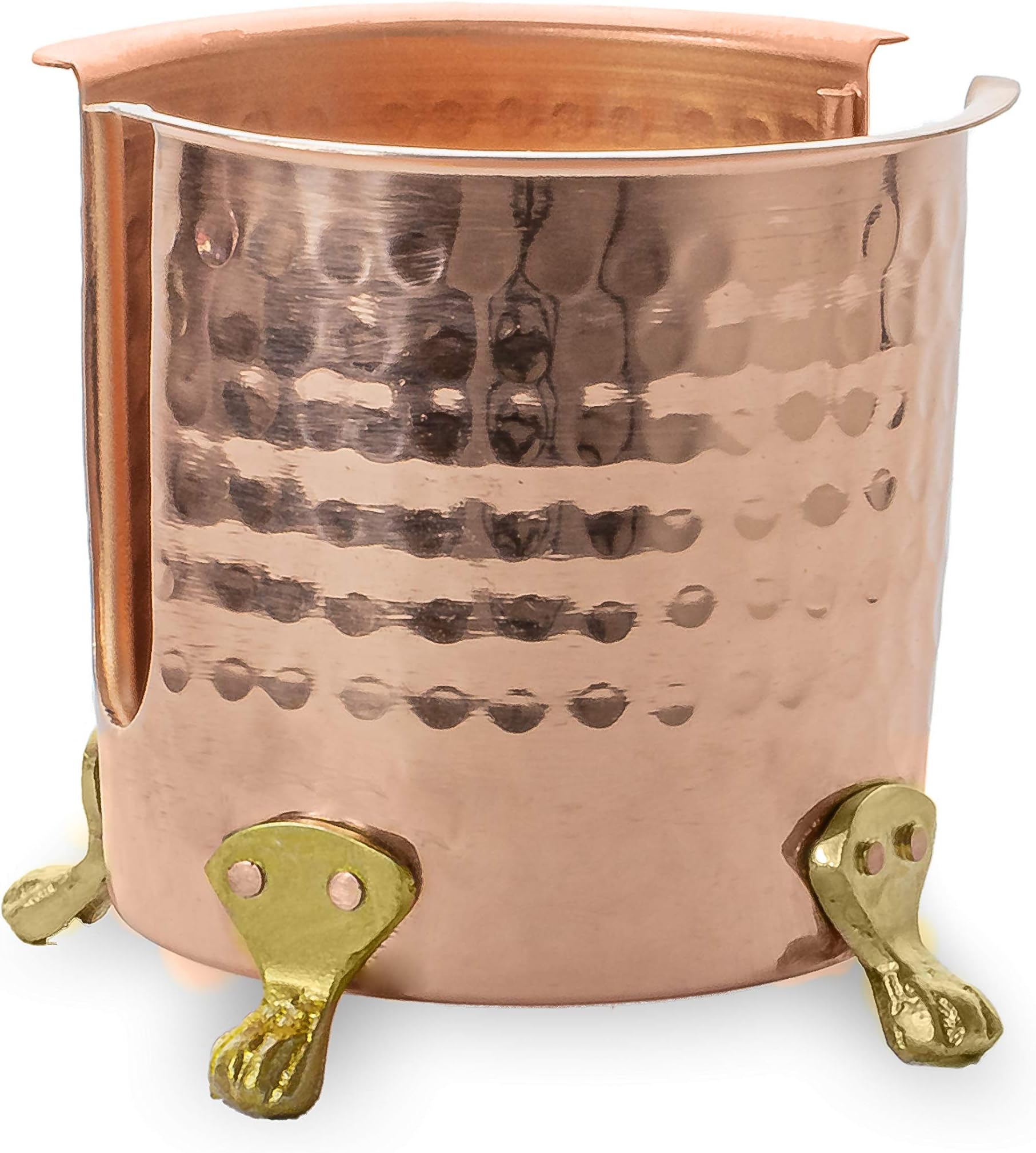 Monarch AbodePure Copper Hand Hammered Sponge Holder, 4.5 x 4 x 3.5