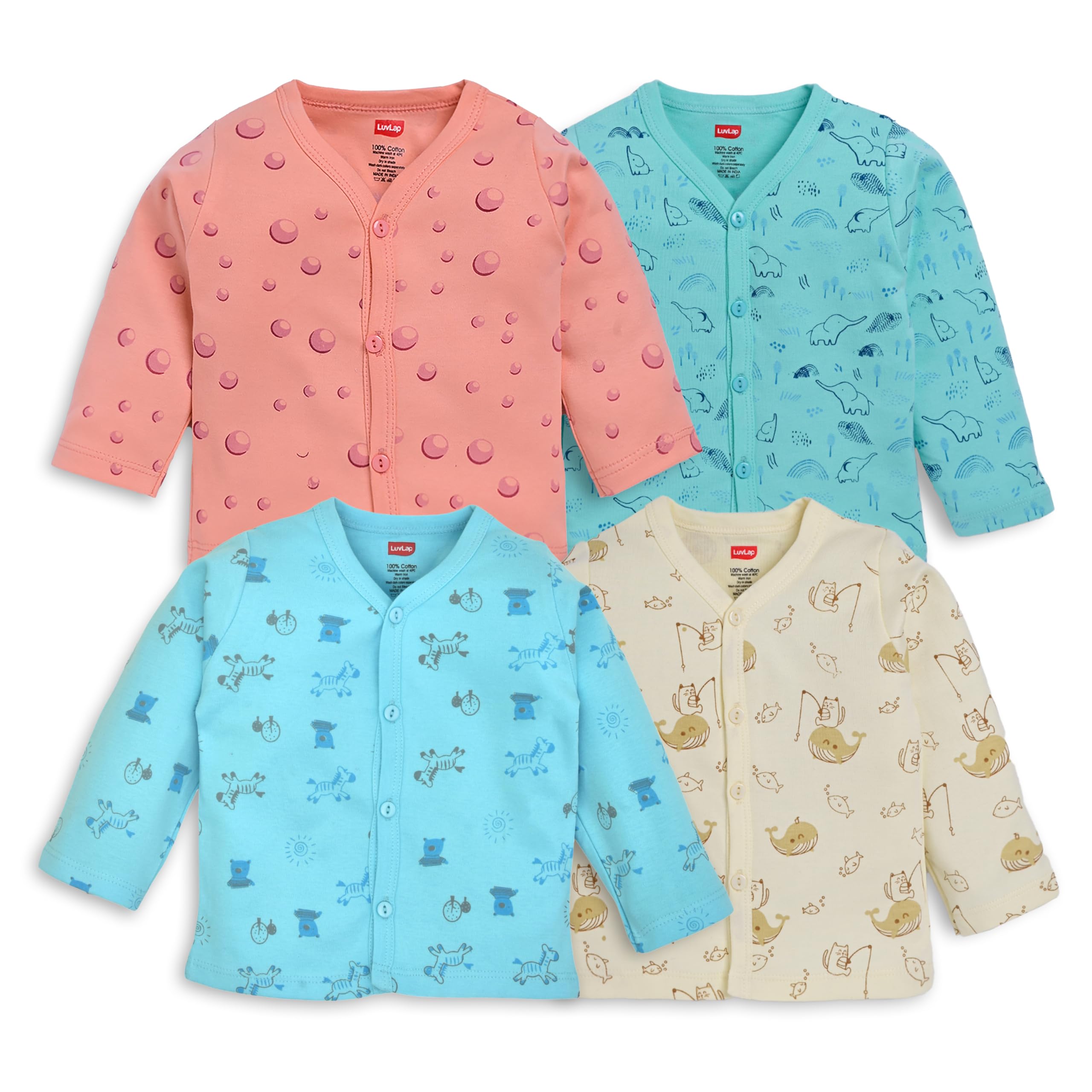 LuvLapUnisex's Graphic Regular Fit F/S Jhabla