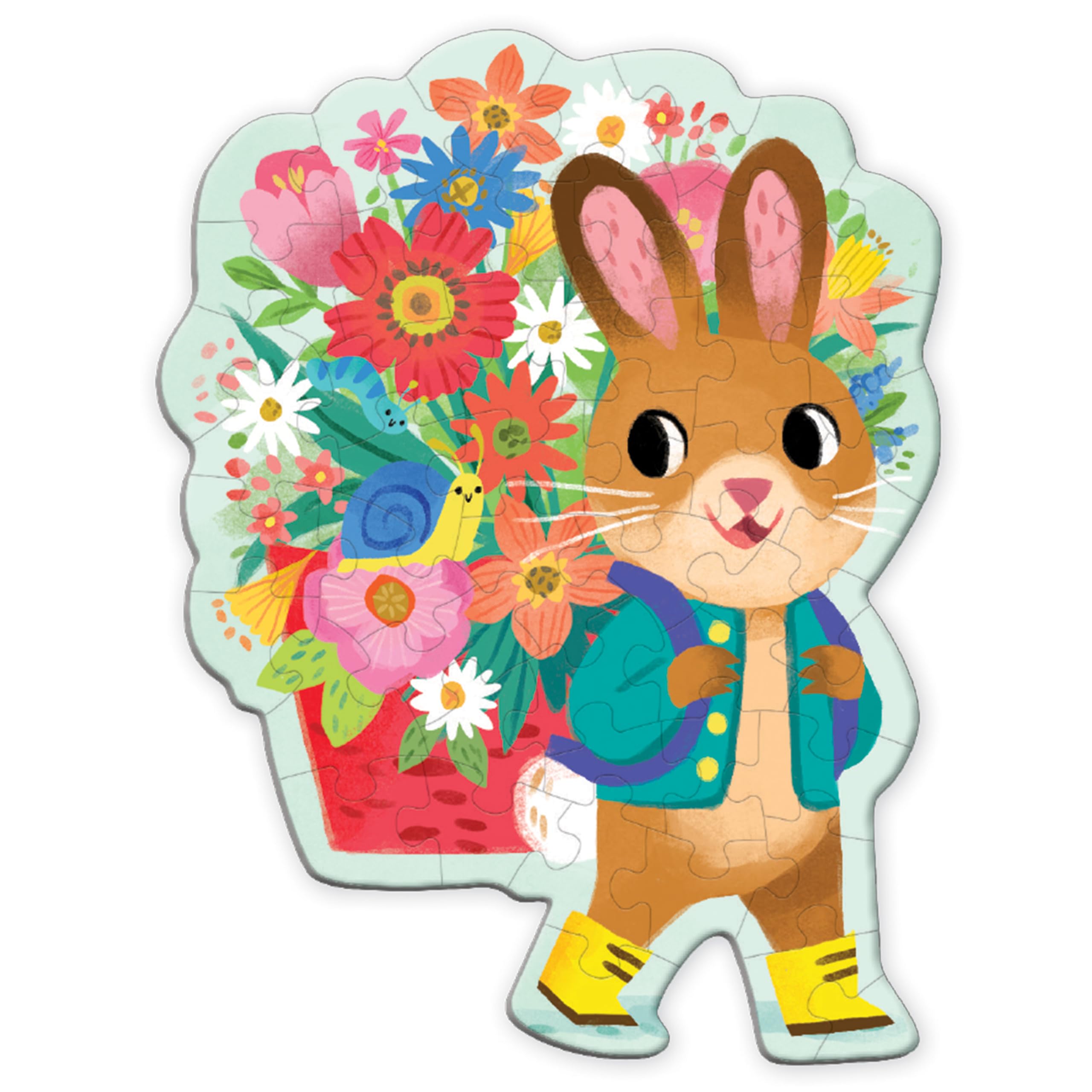 Amazon.com: Mudpuppy Bunny Bouquet 48 Piece Scratch & Sniff Shaped