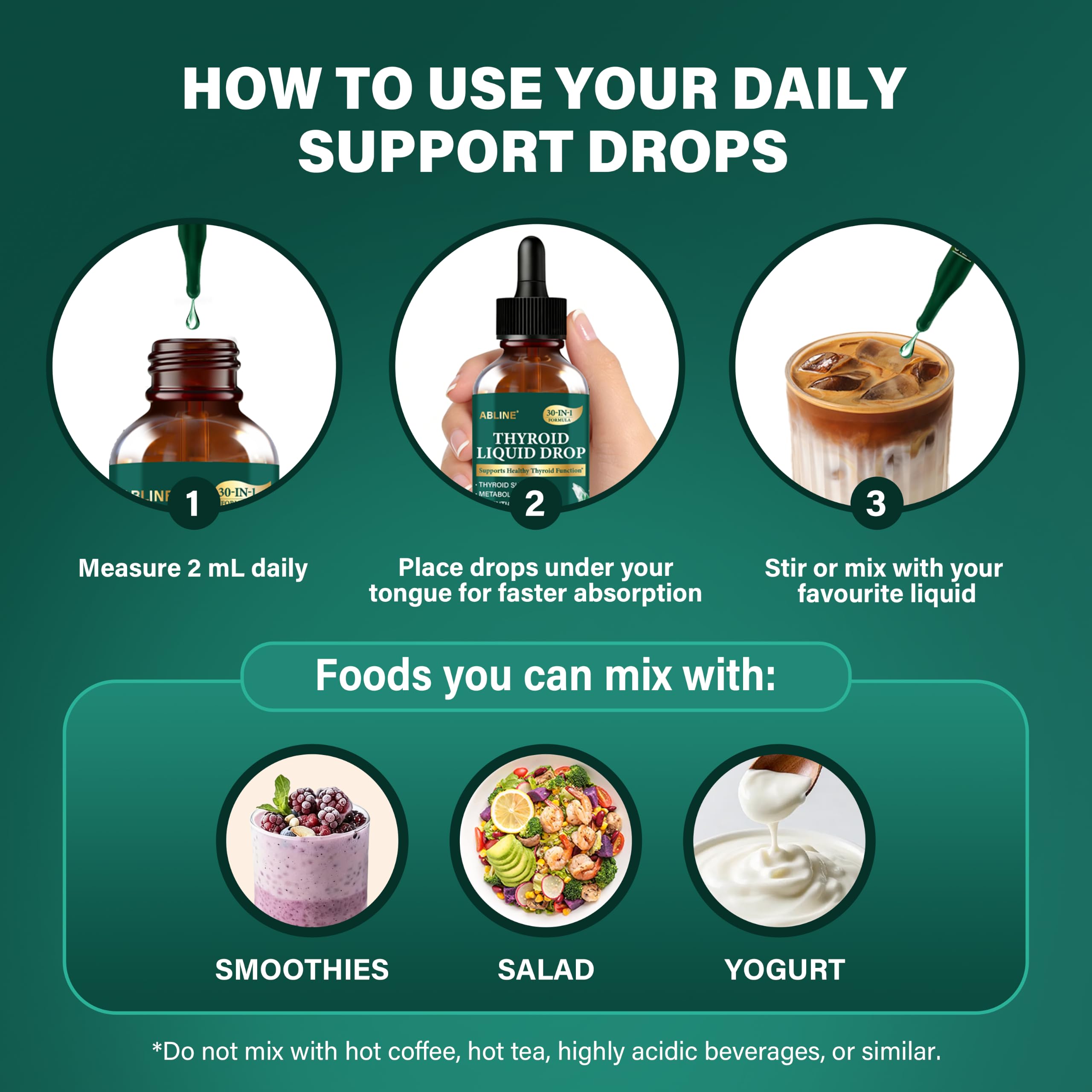 Liposomal Thyroid Support Drops, 30-in-1 Kelp Iodine, 4oz 60-Day Supply — Amazon image 6