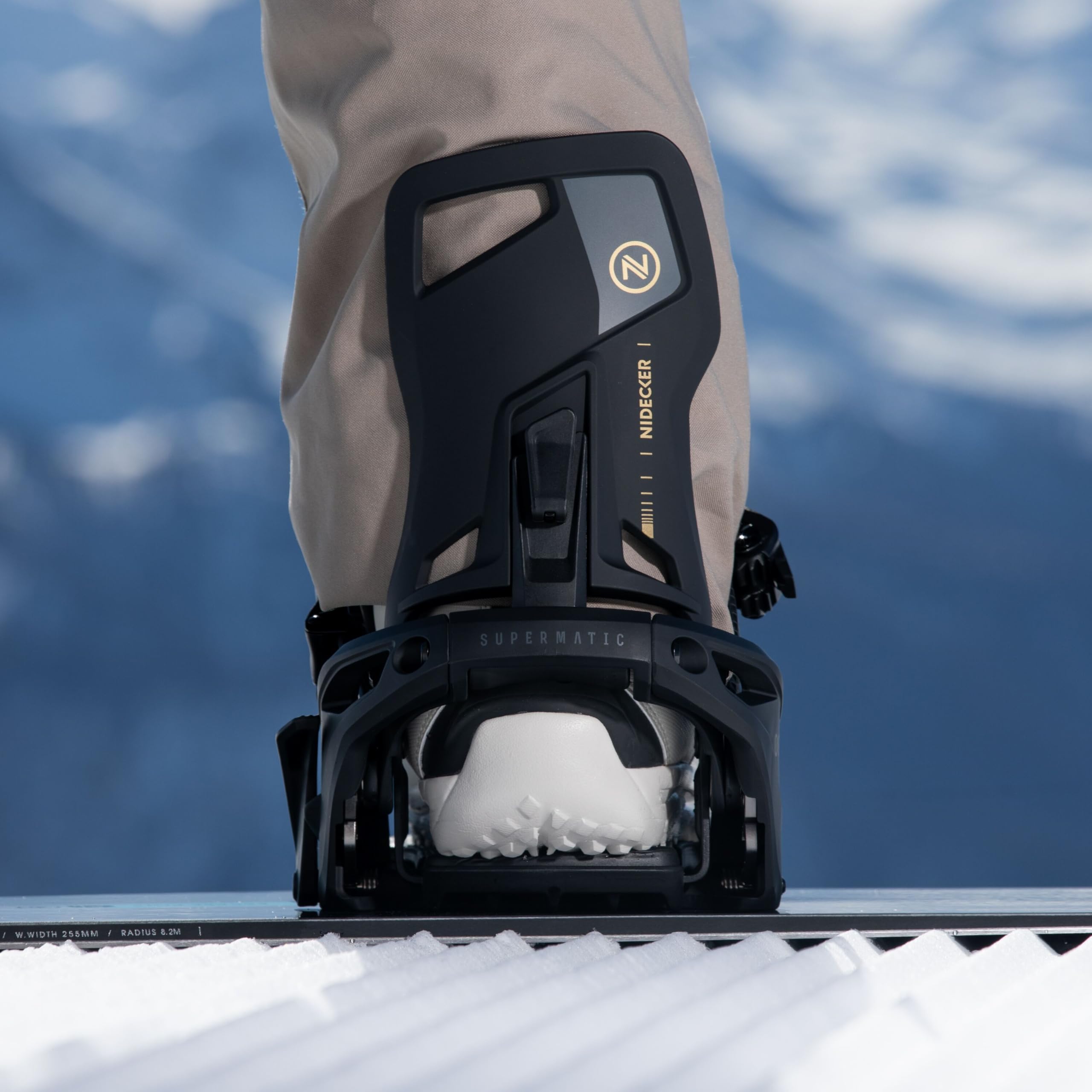 Nidecker Supermatic Snowboard Fijación Automática Universal Doble Entrada