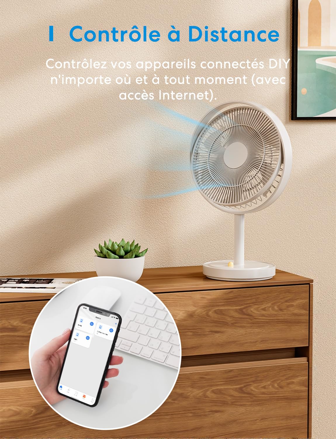 Meross Interrupteur Connecté Matter 16A WiFi Suivi Consommation Énergie Compatible Apple Home Alexa Google Home