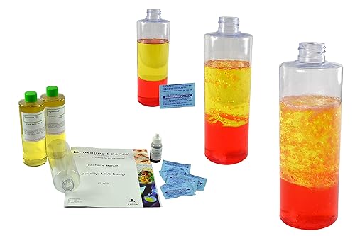 Kit de experimento de lámpara de lava de densidad - Explora y visualiza la densidad y polaridad - Serie Science at Home - Innovating Science