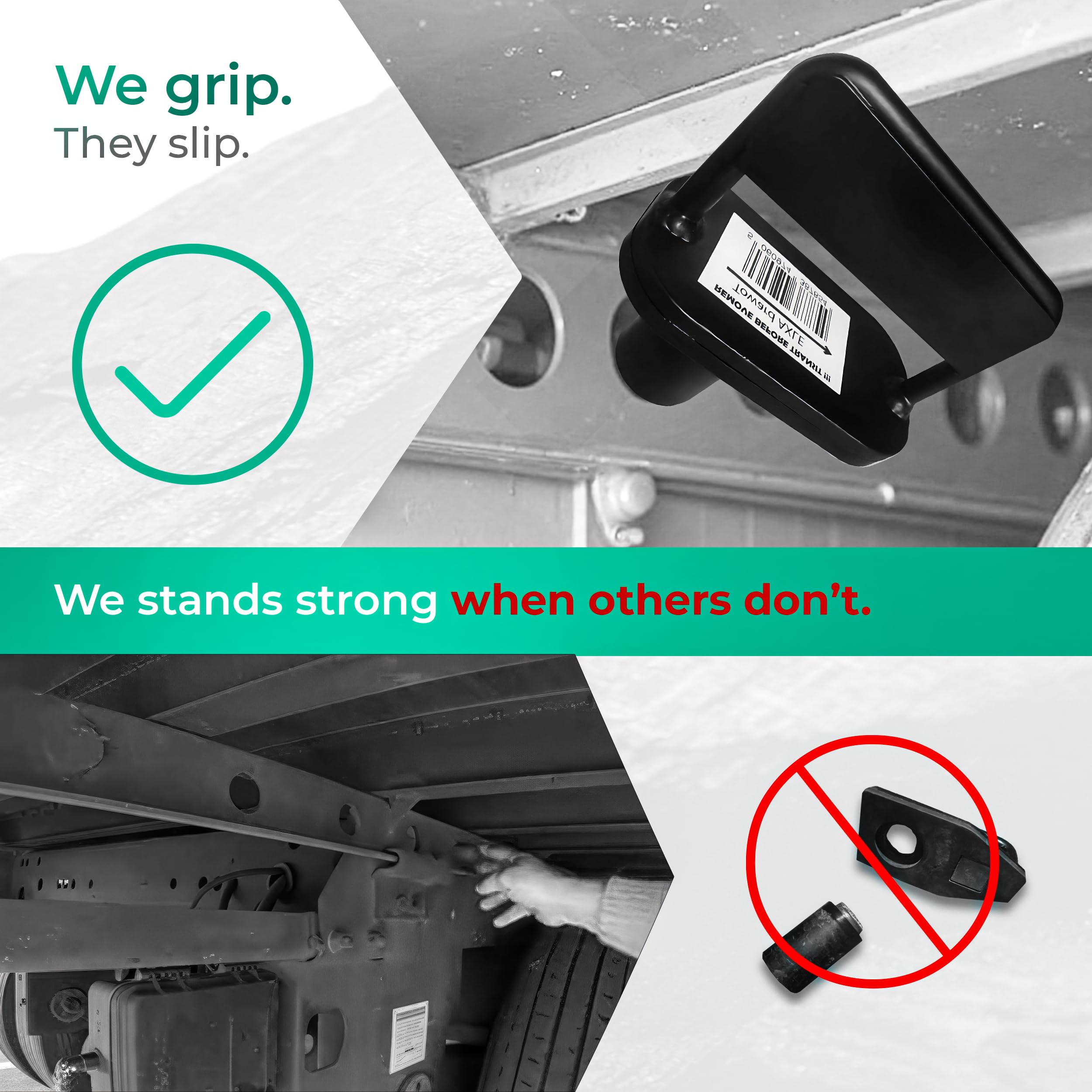 Trailer Axle Stop Device, Heavy Duty Magnetic Trailer Axle Stopper - View #4