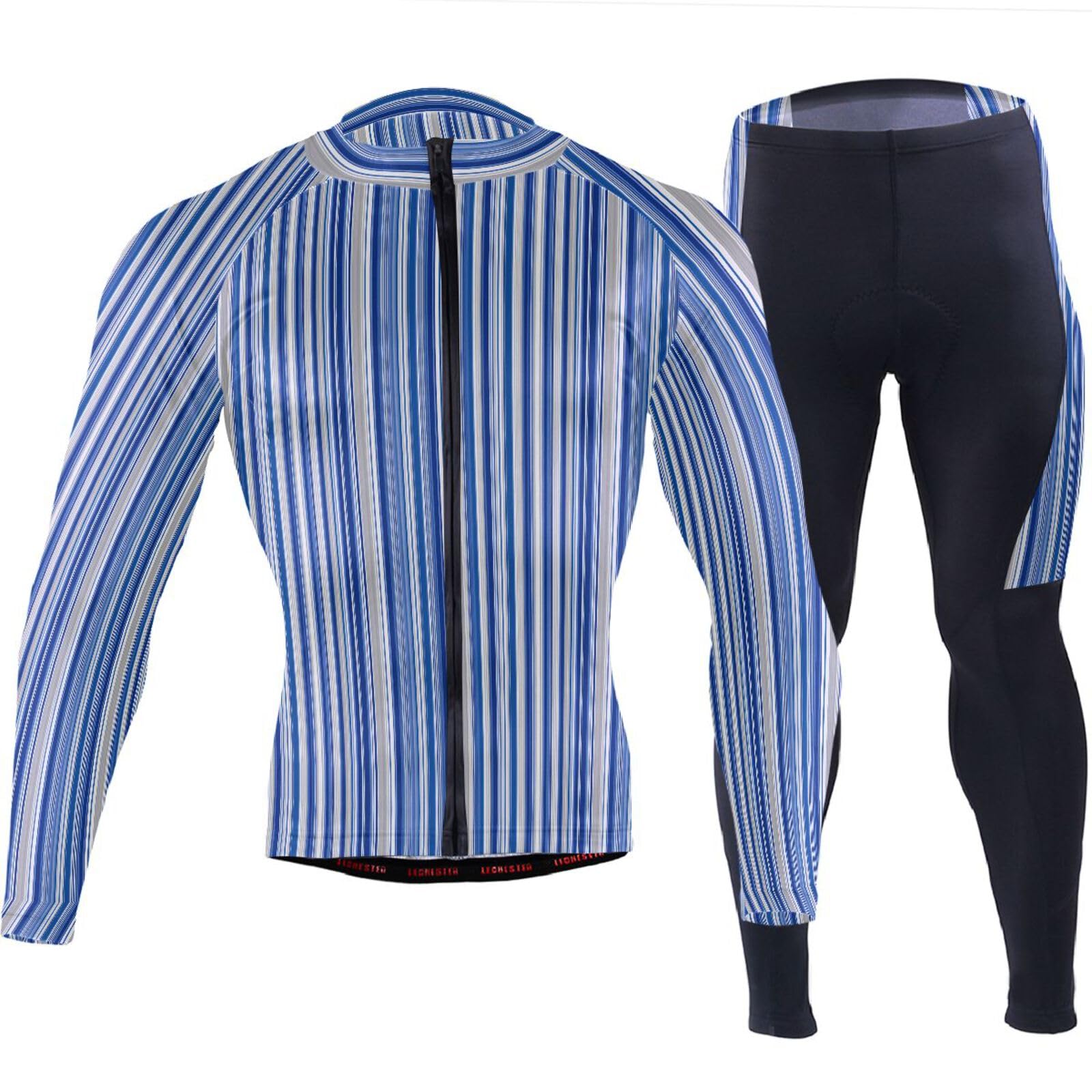 Radtrikot für Herren, mit Taschen, winddicht, 3D-gepolstert