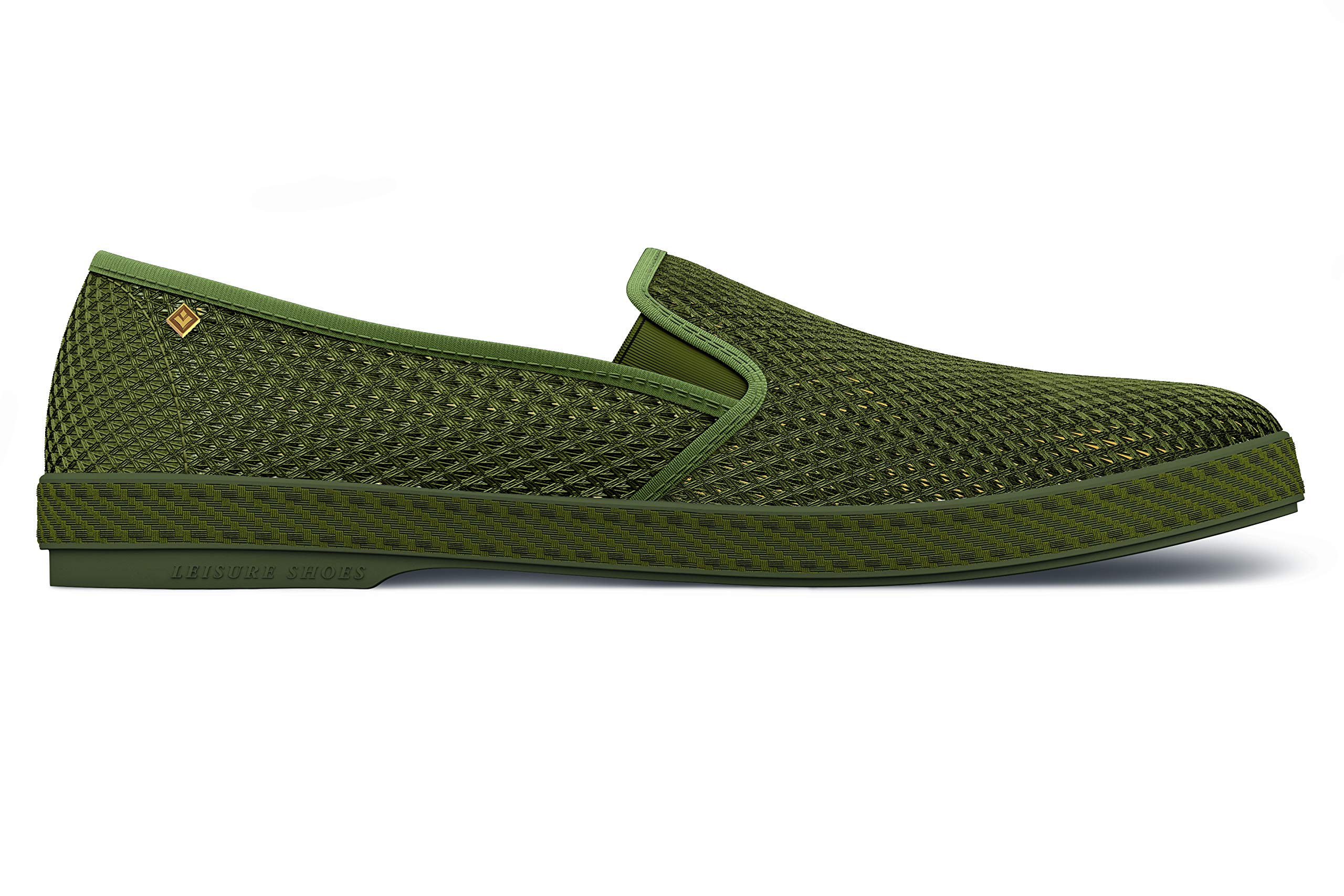 Rivieras Unisex Classic 30° Kaki Espadrilles