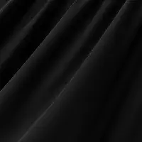 FabricLA Tecido de tricô fosco de nylon elastano para roupa de banho 230 g/m2 - Preto - Tecido elástico em 4 direções - 150 cm de largura como roupa esportiva, roupa de dança, roupa de ioga e maiô - 2