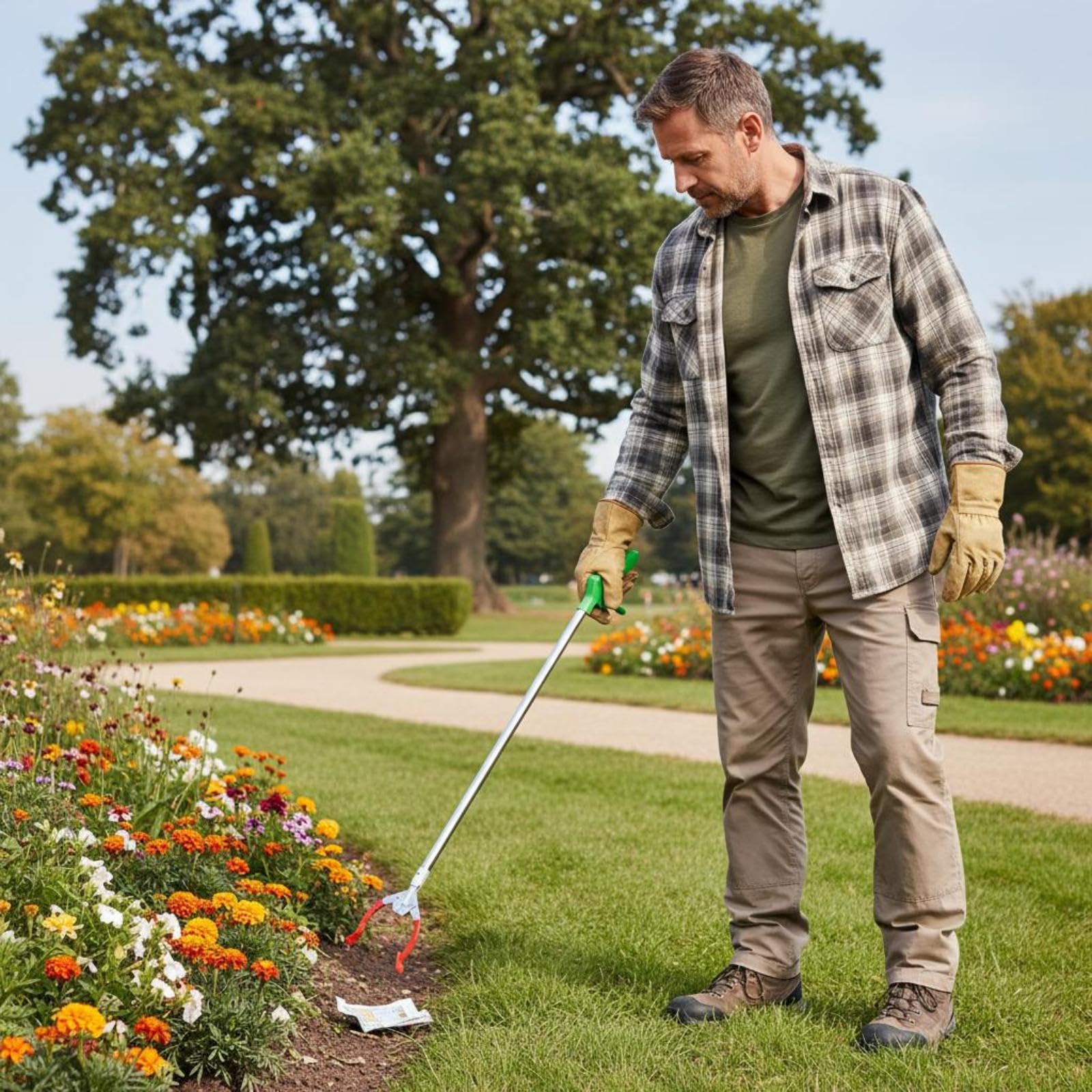 Herramienta alcance con pinza, brazo extensible, herramienta asistencia para alcanzar, recogedor basura portátil para limpieza ríos, 86cm