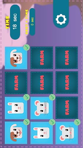 Animal Memory Game: Match the cards puzzle - popular learn games for free ( no wifi ) 2018 – vue 3