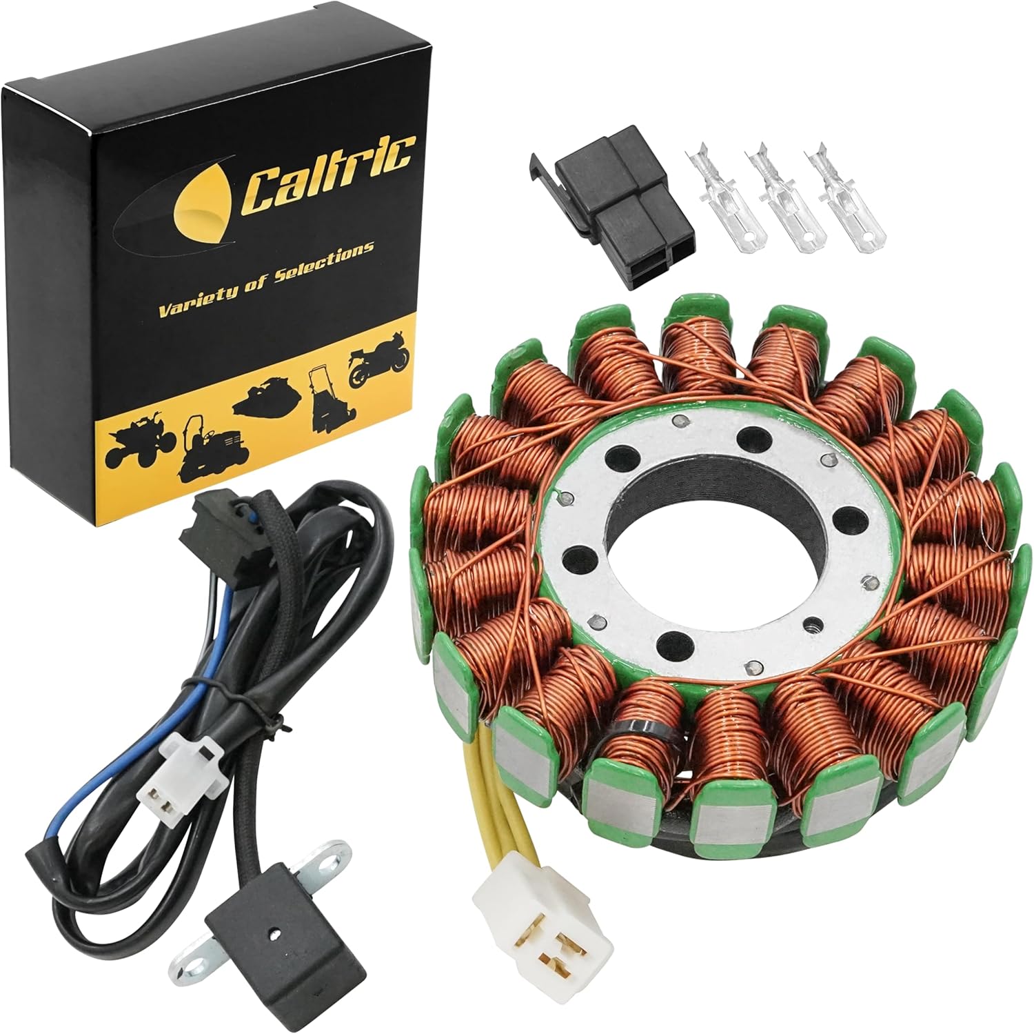 Caltric Stator Compatible With Kawasaki Ninja 250R EX250J EX250 2008 2009 2010