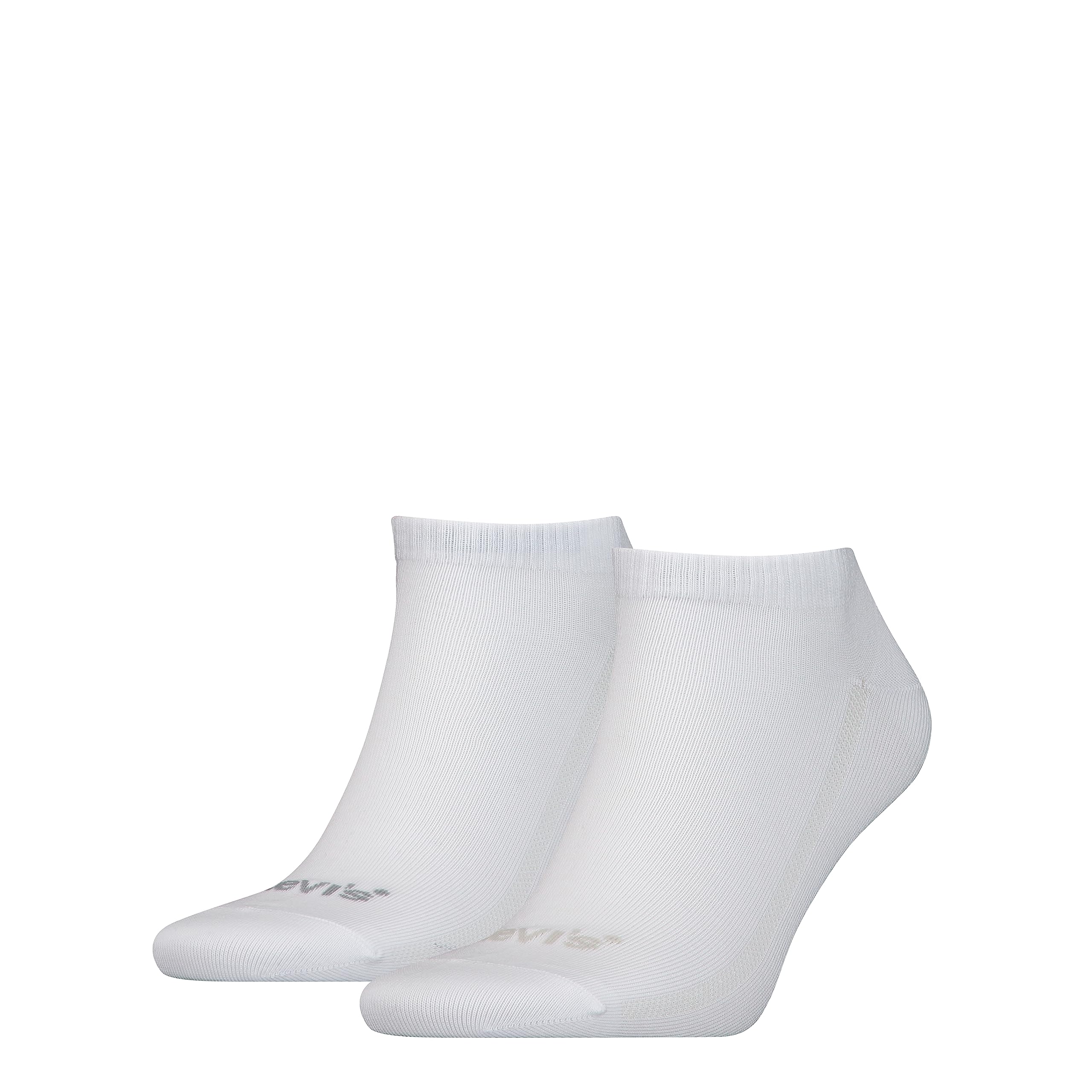 Levi's Unisex White Tencel™ Sneaker Sock, 43/46