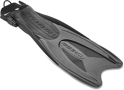 Miniatura 2 de Aletas de buceo ajustables, largas, versátiles, con talón abierto, PALAU LAF, hechas en Italia por Cressi calidad desde 1946