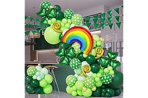 132Pcs St. Patrick's Day Balloon Arch Kit for Joyous Celebrations