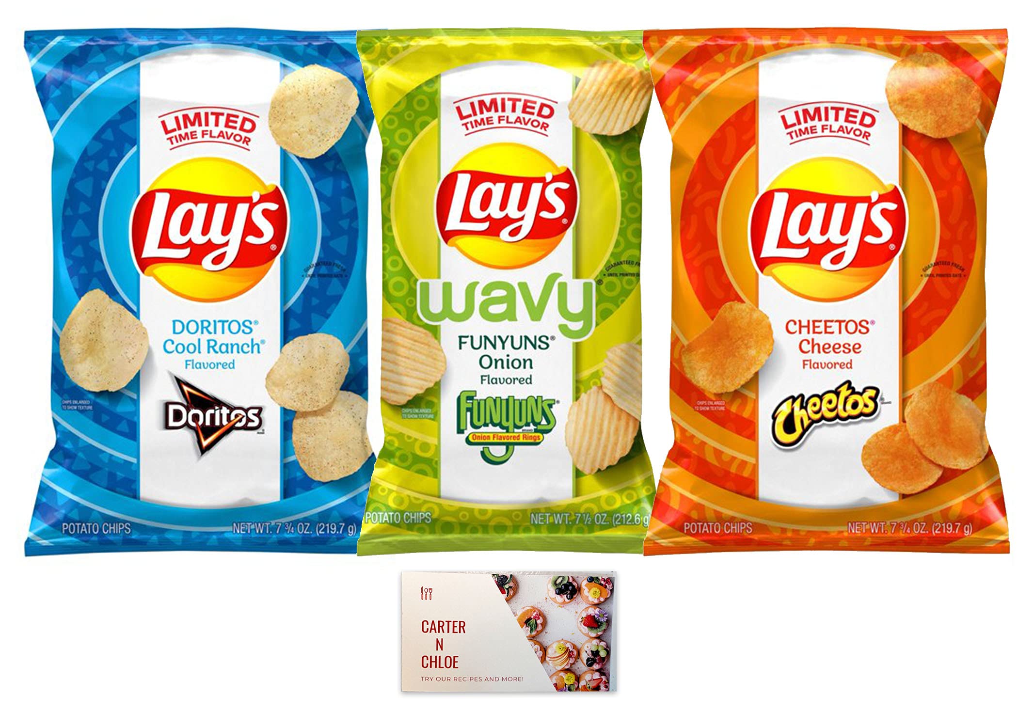 Buy Lay’s Potato Chips Cheetos Cheese, Doritos Cool Ranch & Wavy