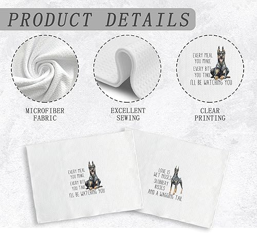 Vista 181 de Shih Tzu - Juego de 2 toallas de cocina para perro, juego de 2 paños de cocina y paños de cocina para perros Shih Tzu, decoración de perro Shih Tzu