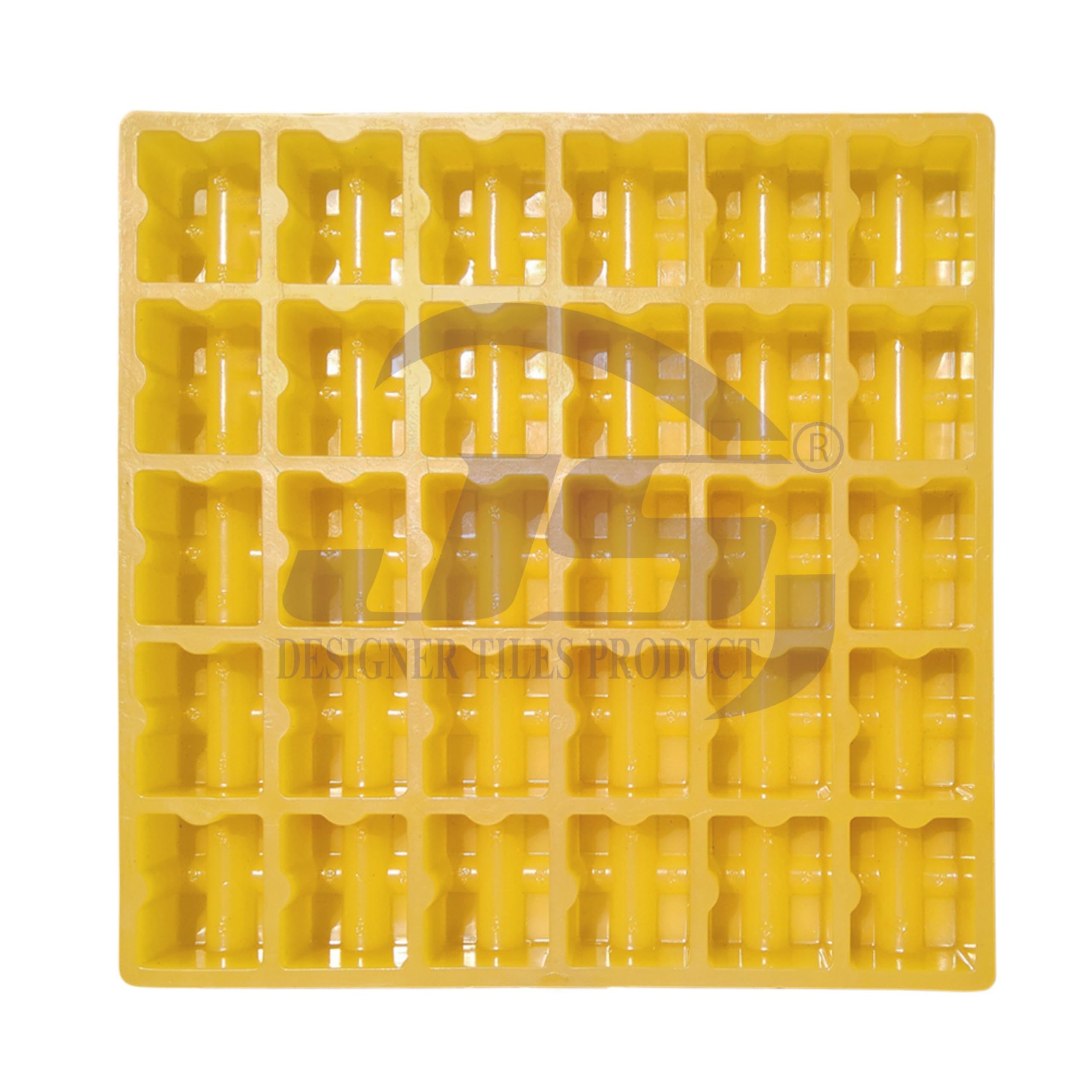 Sponsored Ad - JS Multi Size Rubber PVC Cover Block Mould for Slab/Beam/Column/Footing - 20,25,40,50MM (30 Cavity) - Make in India