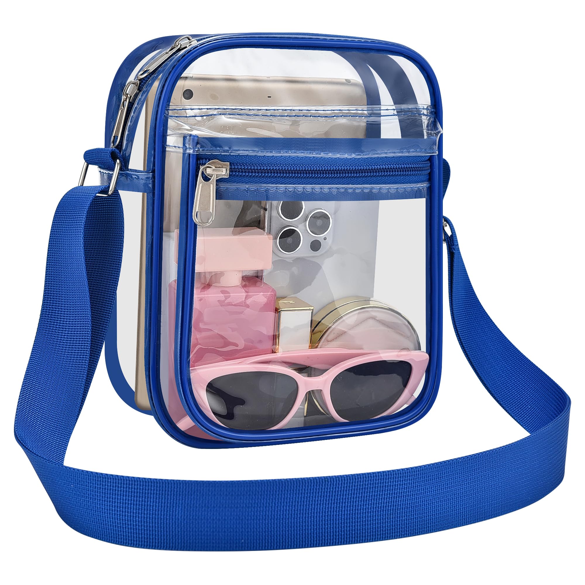 USPECLARE Clear Bag Stadium Approved Clear Messenger Bag for Men and Women