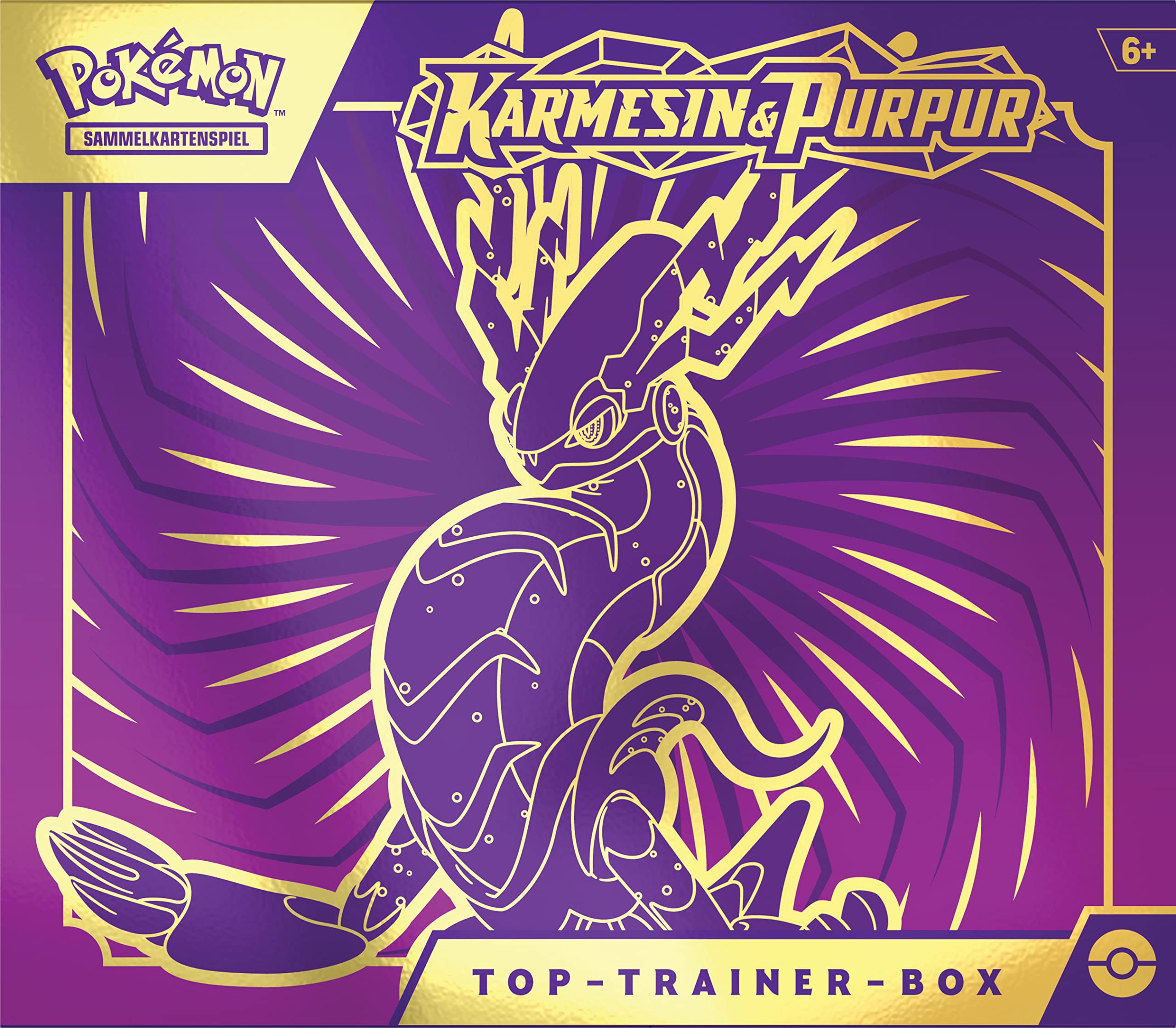 Pokémon Karmesin & Purpur Gra Karciana, Wielokolorowy, Od 6 Lat