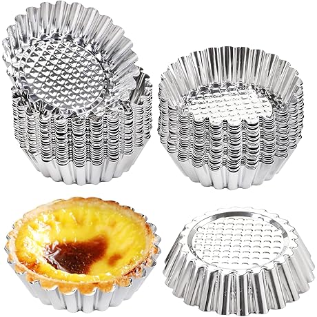 Dicunoy Molde para Tartaletas: Perfeccione sus delicias de pastelería con mini tartas impecables