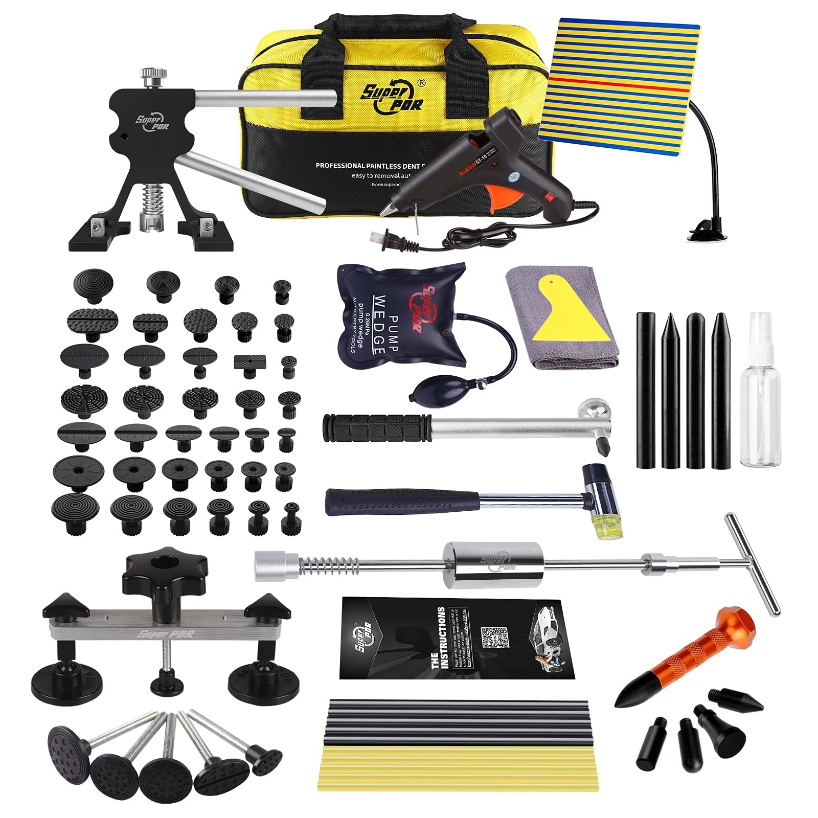 Buy AUTOPDR Paintless Dent Removal Tool Kit, Professional Car Body