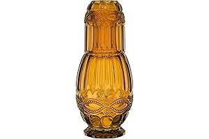 Elle Decor Bedside Water Carafe with Glass