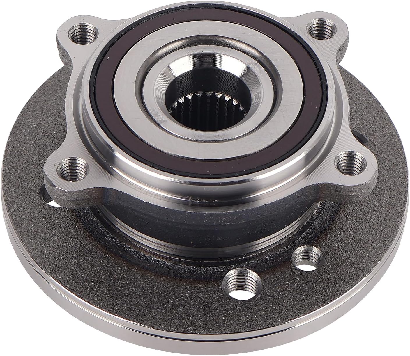KUSATEC 513226 Front Wheel Bearing and Hub Assembly Compatible with 2002-2006 Mini Cooper, 4 Lug Bolts w/ABS
