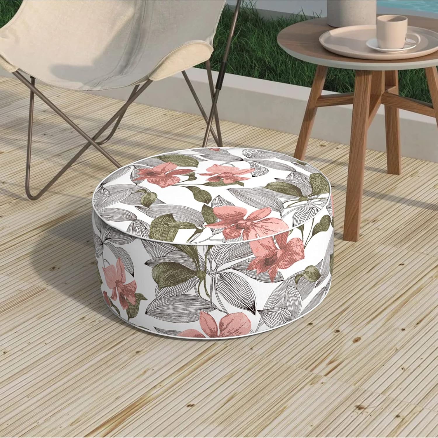 Amazon.com : Melody Elephant Patio Inflatable Ottoman, 21x9 Inch ...