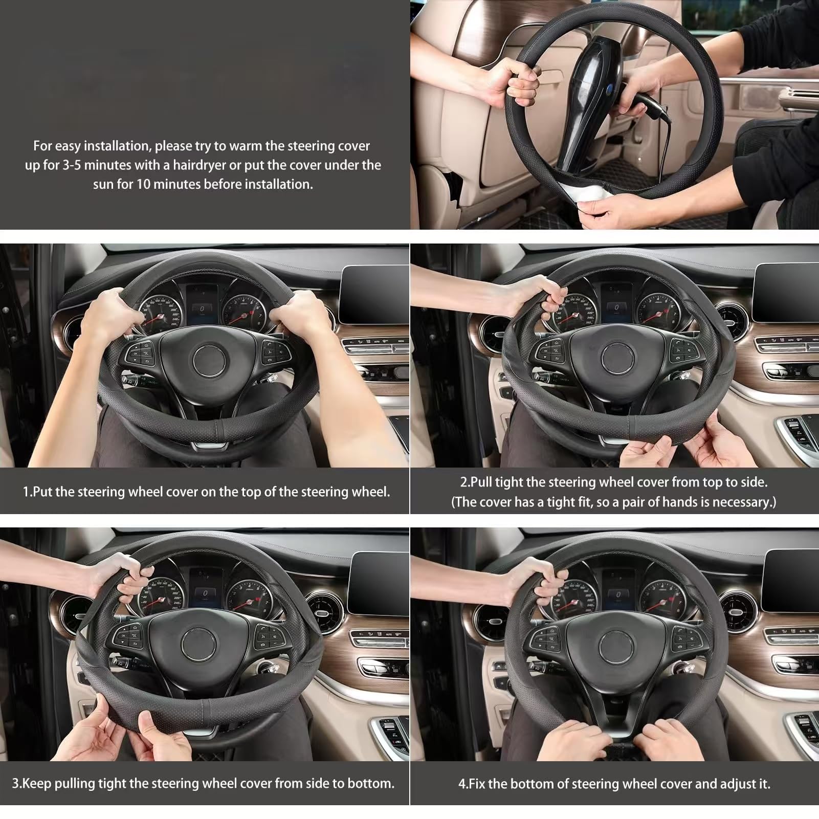 How to Put a Rubber Steering Wheel Cover on: Easy Step-by-Step Guide