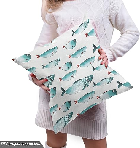 Vista 197 de Ambesonne - Tela multicolor impresa digital por The Yard