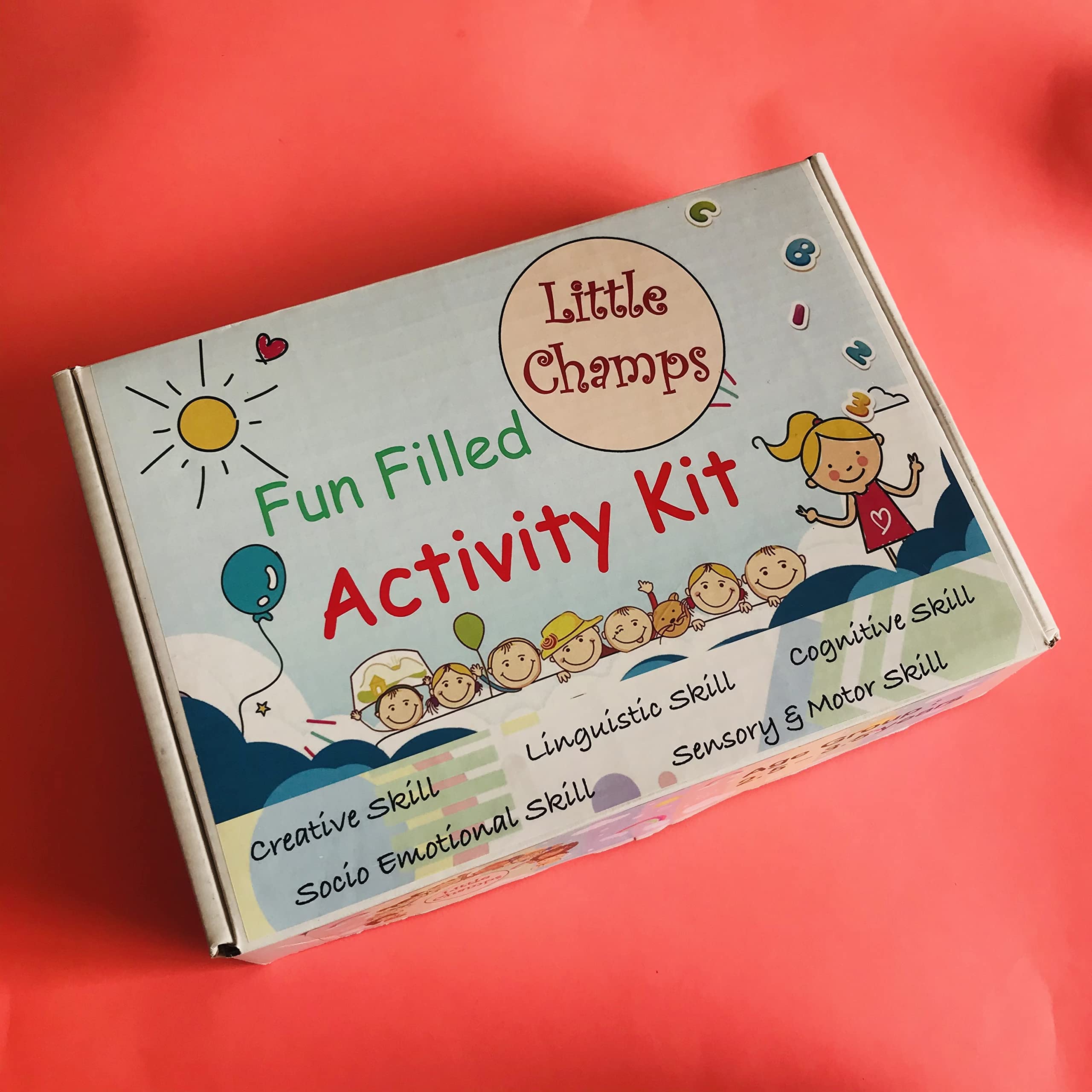 Little Champs | Fun-Filled Activity Kit | 2.5 -3.5 Years | 180+ Activities